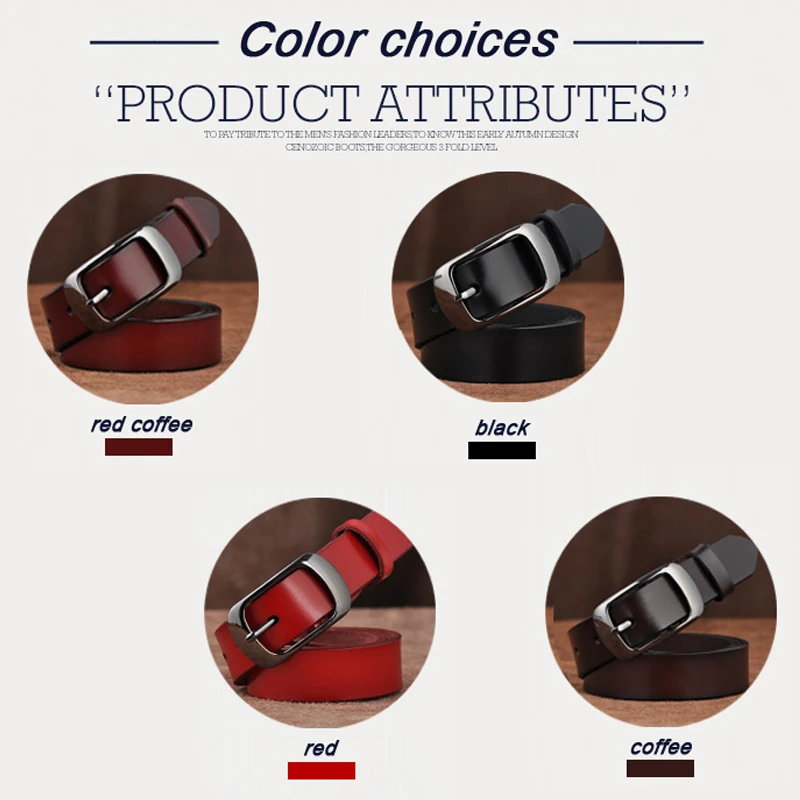 MEDYLA Female belt Women genuine leather fashion all-match belt women’s cowhide casual pants belt