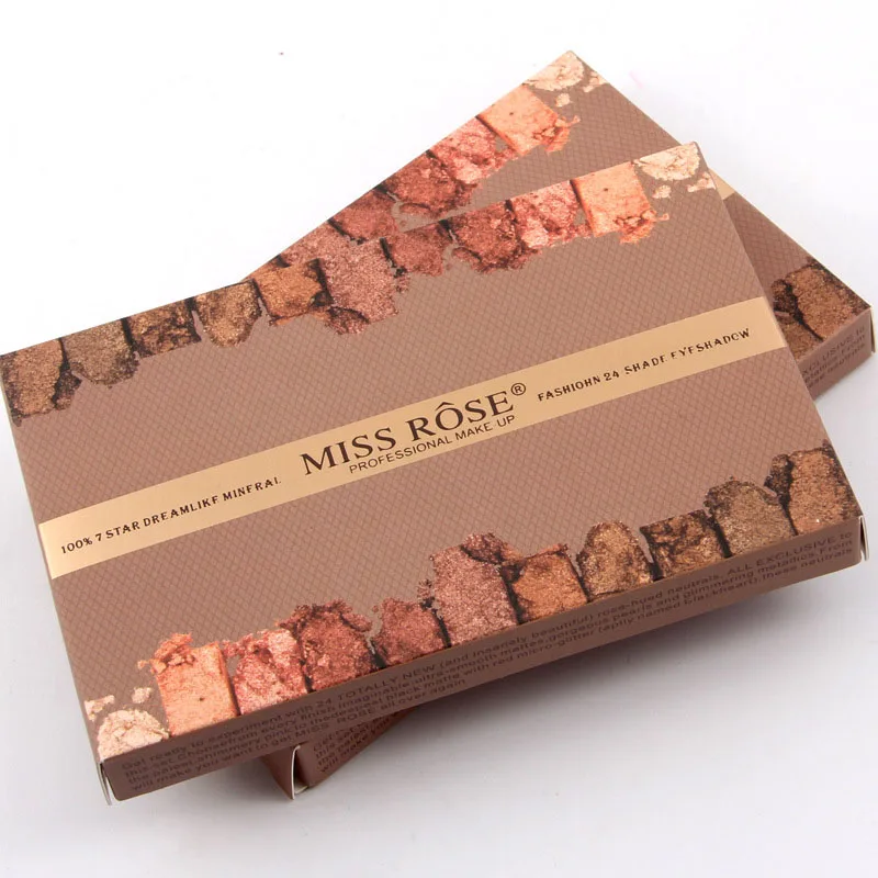 

Miss Rose 24 Colors Shining Matte Eyeshadow Palette Makeup Eye Shadow Cosmetic Beauty Tool TY99