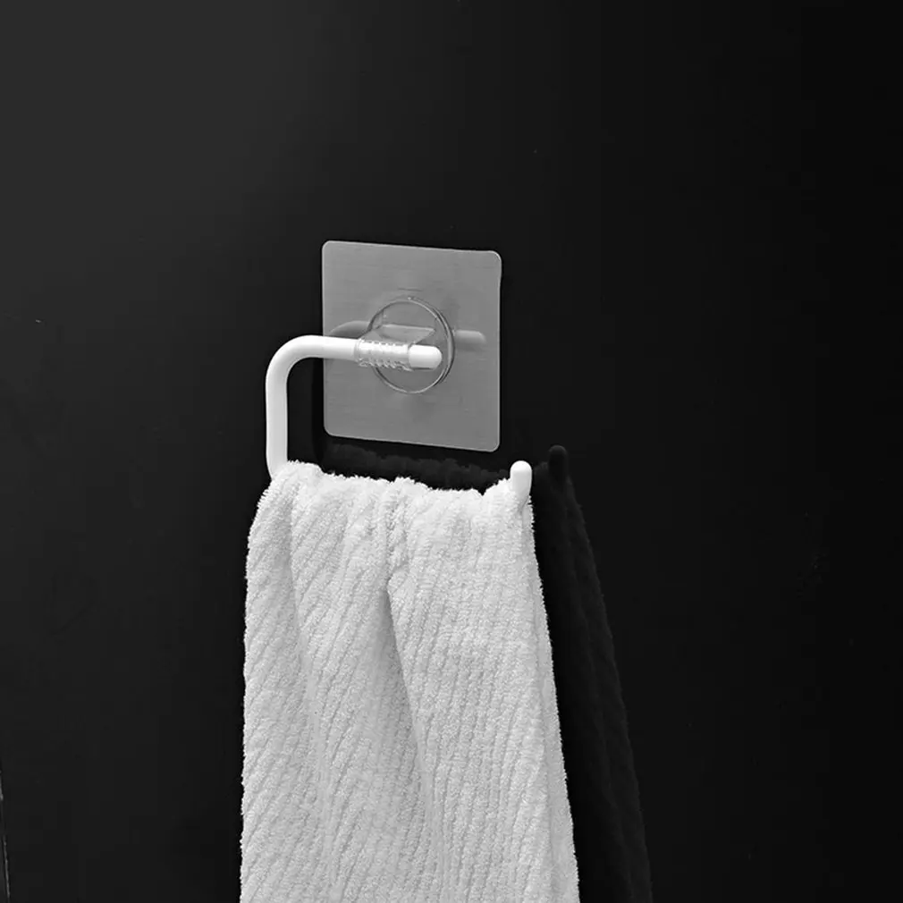 Стеллаж для полотенец Настенный Держатель для полотенец двойной держатель для полотенец Прямая поставка