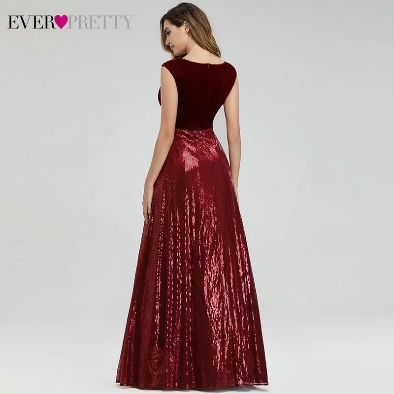 Evening Dresses Long Ever Pretty EP07840 Sexy Deep V-neck Beading Sequined Sparkle New Formal Party Gowns 2019 Abendkleider Evening Dresses Long Ever Pretty EP07840 Sexy Deep V-neck Beading Sequined Sparkle New Formal Party Gowns 2019 Abendkleider