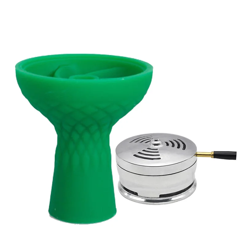 Aluminum Alloy Large Hookah Charcoal Burner with Silicone Kaloud Chicha
