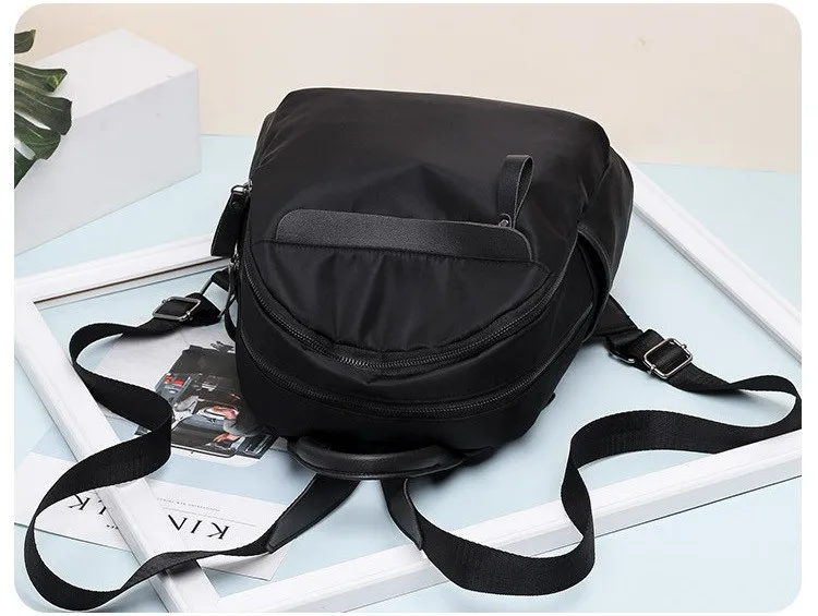 MJ Waterproof Oxford Cloth Travel Backpack Large Women Bag Female Korean Casual Bag Nylon Fashion School Bag for Teenage Girls (9)