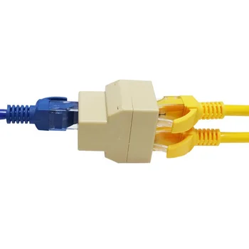

FIULCLOUD Network 8P8C net crystal head Three connection head splitter 8 core RJ45 One two switch head Lengthening