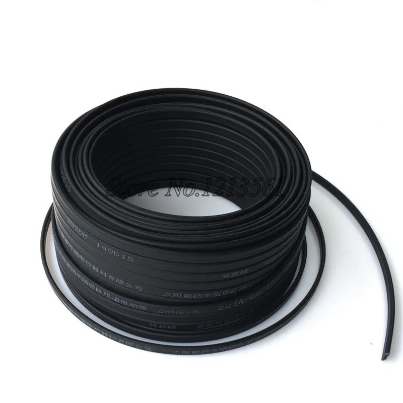 

[PR] Anti-freeze Frost Protection Heating Cable For Water Pipe/Roof 230V 8MM 30W/M 65Temp Self Regulating Heater Wire 15m