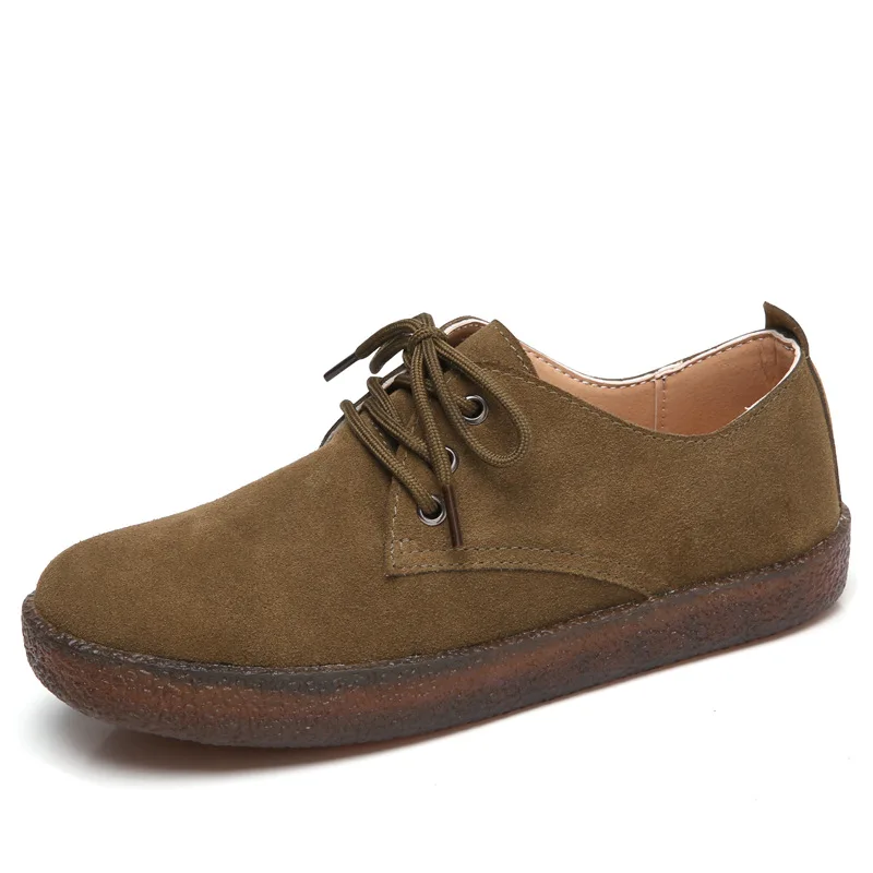 

Genuine Leather Oxford Shoes Women Flats 2019 Fashion Women Boat Shoes Casual Moccasins Loafers Nursing Sneakers