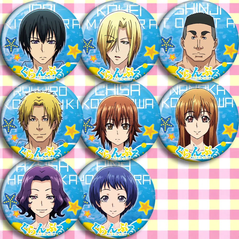 Number24 Anime Badge Natsusa Seiichirou Ibuki Yasunari Yuu Gakuto Ikuto Taisei Ethan Metal Badge Brooch Pins - Brooches - AliExpress