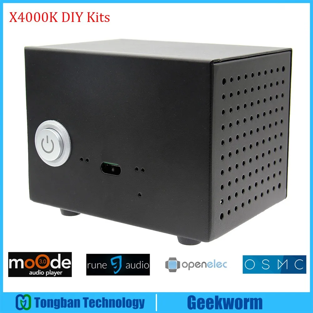 Raspberry Pi ES9018K2M Dac Kits X4000K Mini PC with Burr Brown HIFI