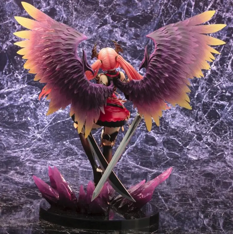 Pаспродажа Kotobukiya Аниме игра Rage of Bahamut Темный ангел Оливия 1 8 масштаб предварительно окрашенная ПВХ фигурка модель игрушки