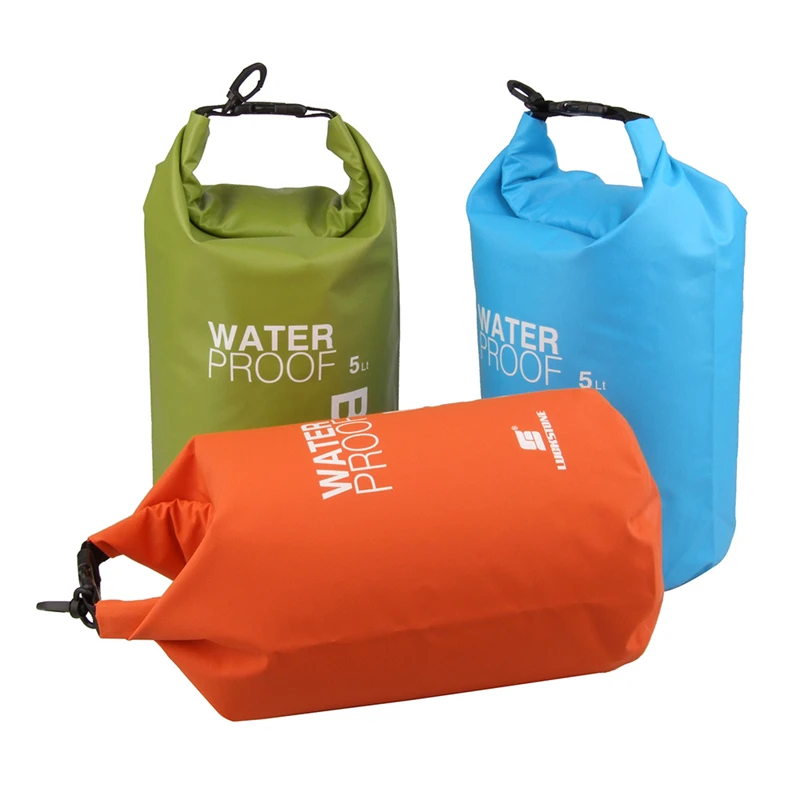 

2L 5L Pvc Waterproof Swimming Bag Dry Bag Kayak Rafting Camping Rucksack