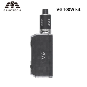 Original electric cigarette V6 100W MOD KIT 2600mah Built-in Battery with 2ml capacity Atomizer LED display VAPE pen mod kit original eleaf istick 40w vape kit 2600mah ijust 2 mini tank atomizer 2ml