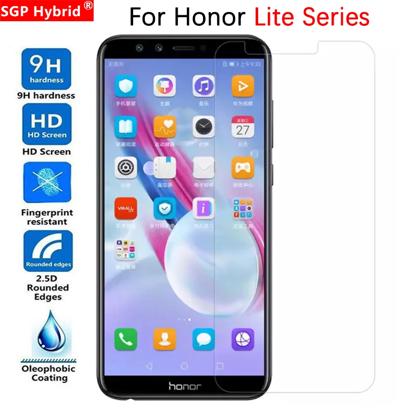 Закаленное стекло для Huawei Honor 9 Lite защитное 8 8lite P8 P9 2017 Защитная пленка экрана Honer