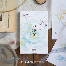 Infeel. me морская горная открытка Закладка поздравительная открытка Письмо бумага 1 лот = 1 упаковка = 30 шт