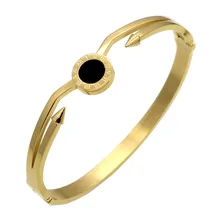 Stainless Steel Nail Bracelet Pulseiras Vintage Bracelets Bangles Gifts New Fashion Fine Jewelry Tide Women Roman Numerals