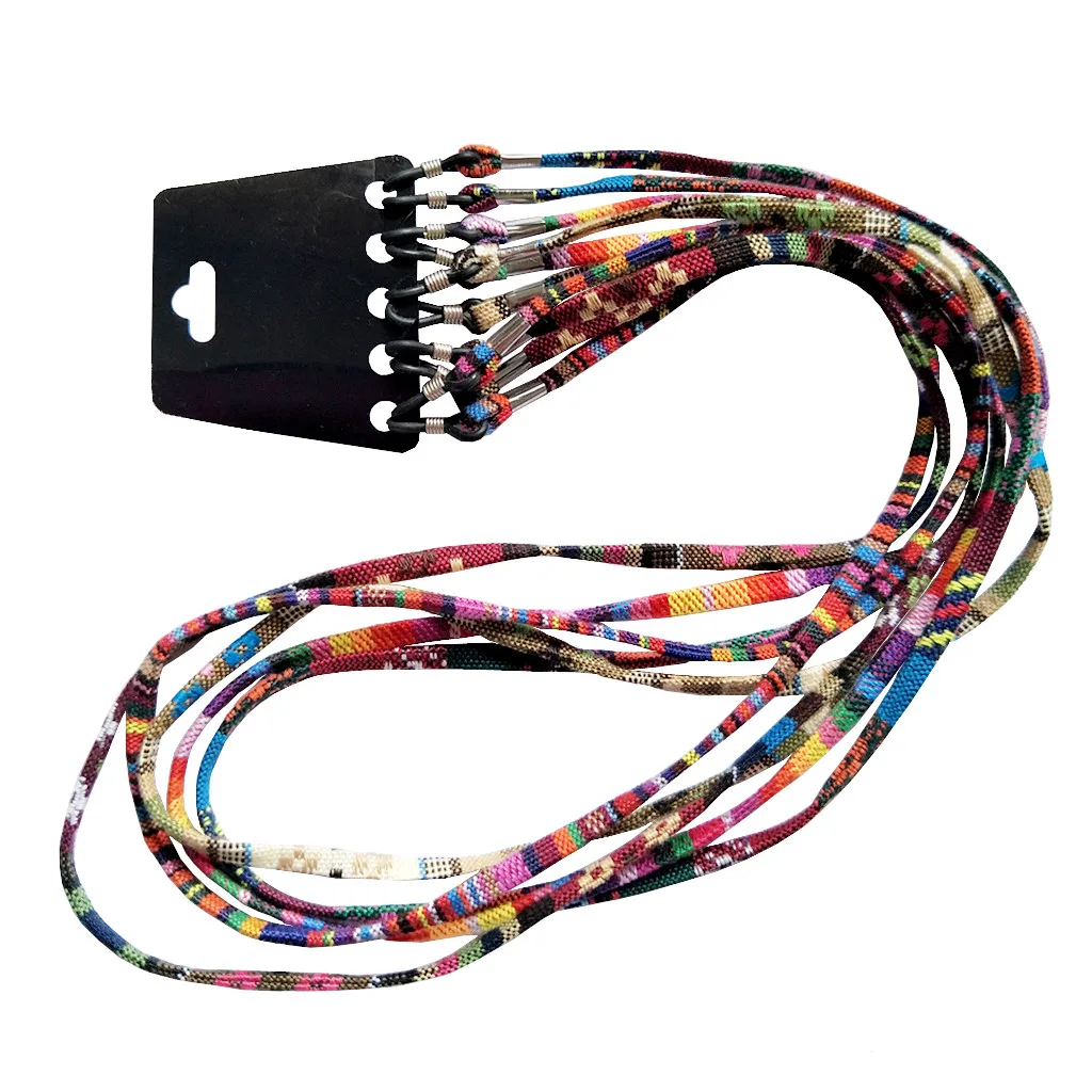 

5pcs Multicolor Sunglasses Neck Cord Strap Eyeglass Glasses String Lanyard Holder for Reading Glasses Eyewear Spectacles