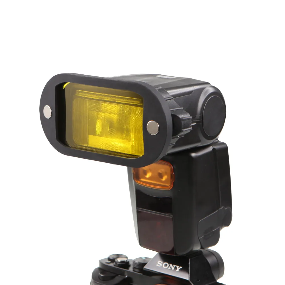 For flash Speedlite Honeycomb Gridx + Shelf + Filter + Rubber Band + Light Sphere  Bounce  Snoot +Carrying Bag (4)