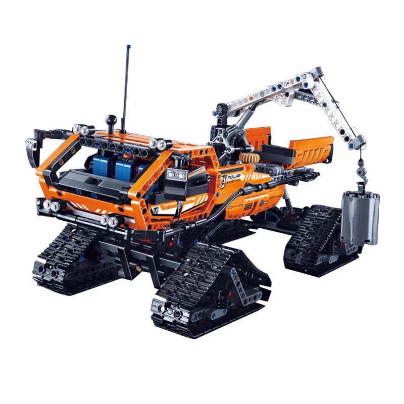 

LEPIN 20012 913Pcs Technic Series Polar Expedition Arctic Truck Model Building Kits Blocks Bricks Compatible Children Toys 42038