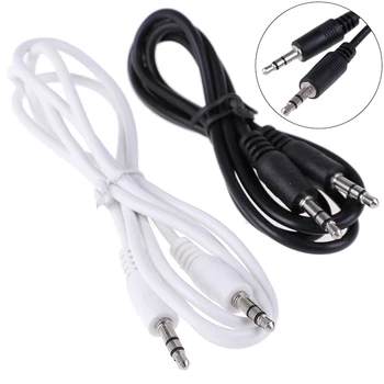 

1Pc 3.5mm 1m Jack male to male car aux auxiliary cord stereo audio cable Stereo Auxiliary Cable