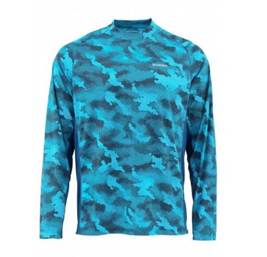 2019 Si * mS Мужская рыболовная футболка Solarflex LS Shirt UPF50 быстросохнущая одежда для
