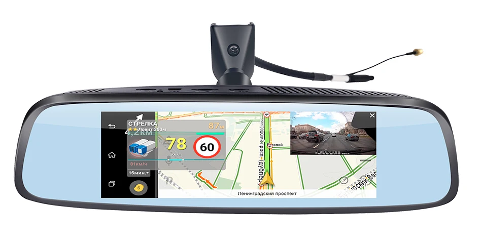 GreenYi 7,8" Специальная 4G LTE Автомобильная камера зеркало монитор Android ADAS gps DVR регистратор видеорегистратор с двумя камерами s