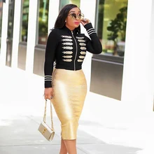 Новая мода Горячая черные осенние Показ стиль куртки коллекция цветочные с длинным рукавом Женские куртки пальто наряд оптом