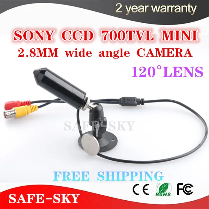 bilder für Freies verschiffen 1/3 "SONY SUPER CCD 700TVL Mini gewehrkugel-kamera Sicherheit Kleine Mini Cctv-kamera Videoüberwachung 2,8mm WEITWINKEL bilder für Freies verschiffen 1/3 "SONY SUPER CCD 700TVL Mini gewehrkugel-kamera Sicherheit Kleine Mini Cctv-kamera Videoüberwachung 2,8mm WEITWINKEL