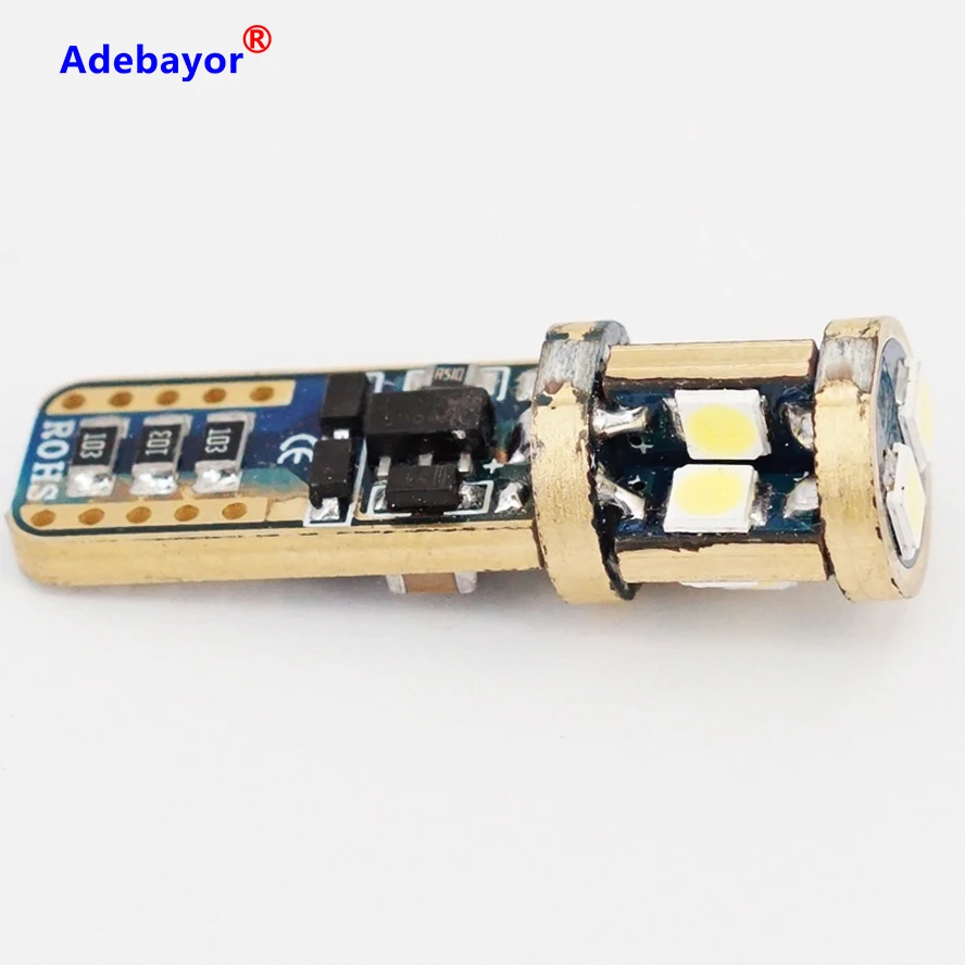 

100x Canbus W5W T10 Light 3030 10 SMD 12V Car LED Interior Light Clearance Bulb Backup Reverse Lamp Number Parking Light Adebyor