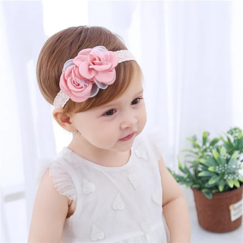 

Girls Fashion Headbands Cotton Hair Accessories for Women Girls Newborn Flower Hair band Kids Head Wrap Headwear