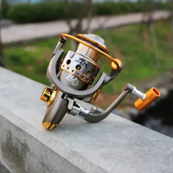 

10-axis metal head fishing reel fishing reel metal handle fishing gear wholesale aluminum alloy grip corrosion resistance new 7