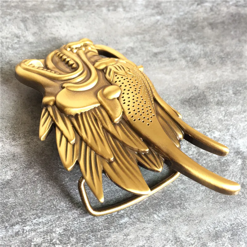 Big Dragon Head Belt Buckle (9)