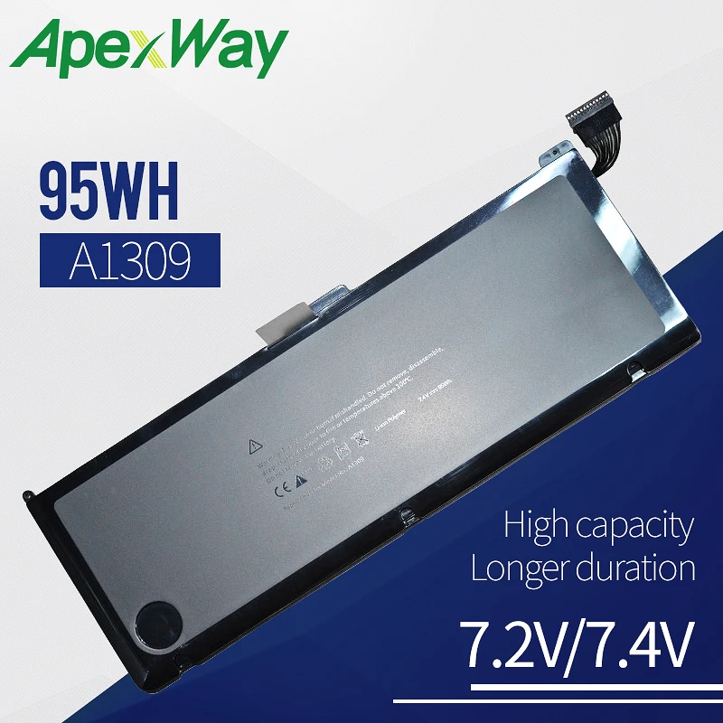 

7.4V 95Wh Laptop Battery A1309 For Apple MacBook Pro 17" A1297(2009 Version) MC226
