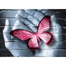 Обычай алмаз живопись эйген фото птица бабочка ручной diy Мандала алмаз живопись полный квадратный/круглый фильмы украшения maison