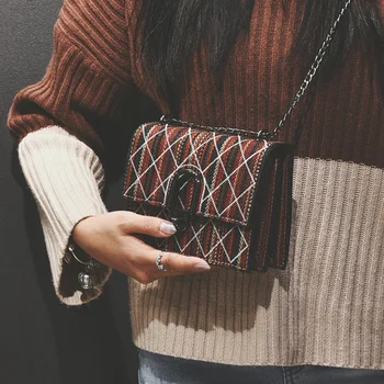 

Bags for women handbag designer New bag female 2020 new net red small black bag foreign gas shoulder slung texture package