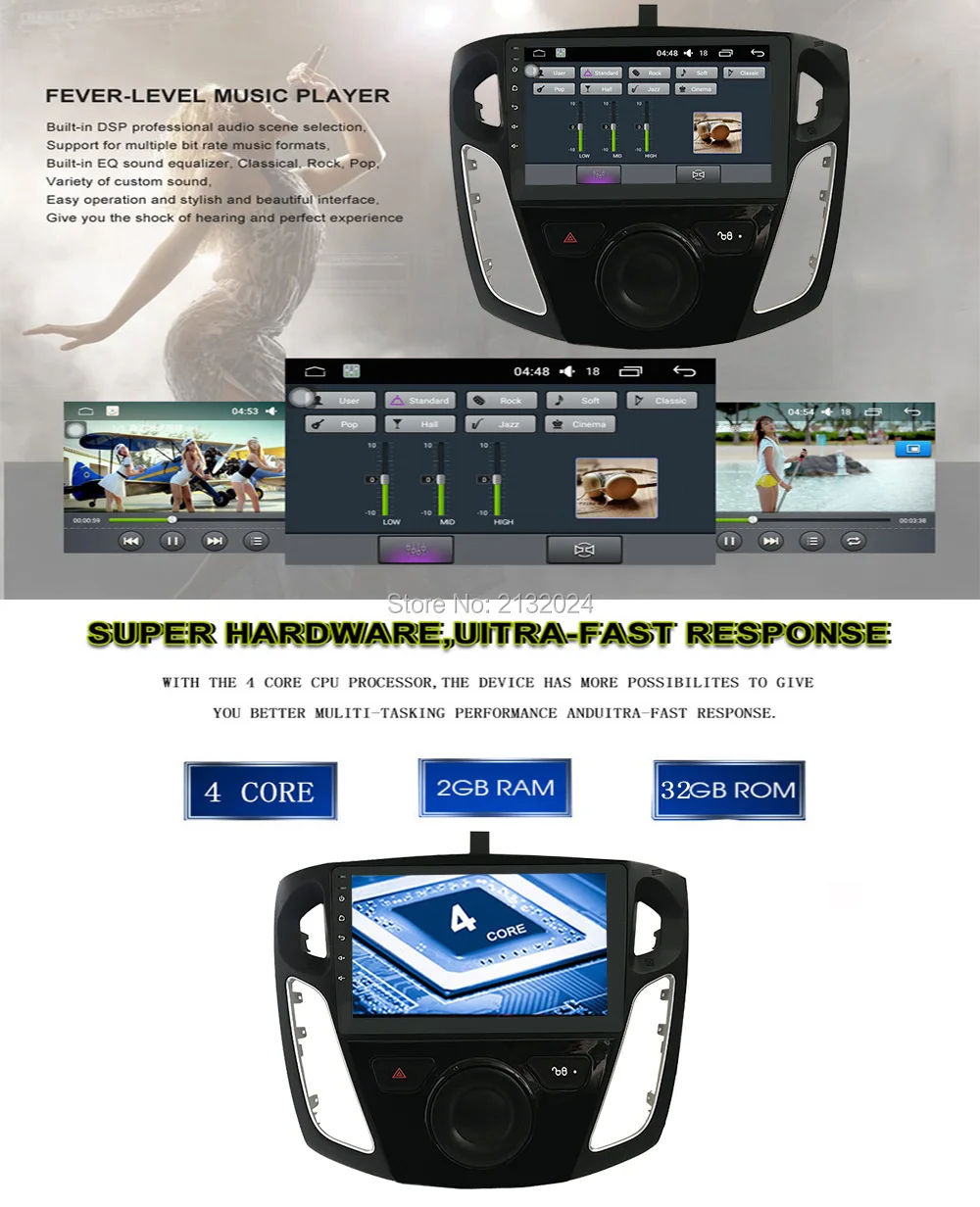 Sale Funrover 9" HD Quad-core Android 8.0 Car DVD gps For Focus 2012 2013 2014 2015 Auto Radio Stereo Navigation wifi usb glonass usb 18 Sale Funrover 9" HD Quad-core Android 8.0 Car DVD gps For Focus 2012 2013 2014 2015 Auto Radio Stereo Navigation wifi usb glonass usb 18