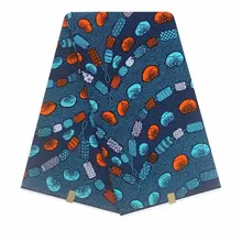 ESEWING высокое качество Анкара Африканский Воск Печать Ткань хлопок 6 ярдов Швейные материалы для платья Гана Нигерия воск ткань 123