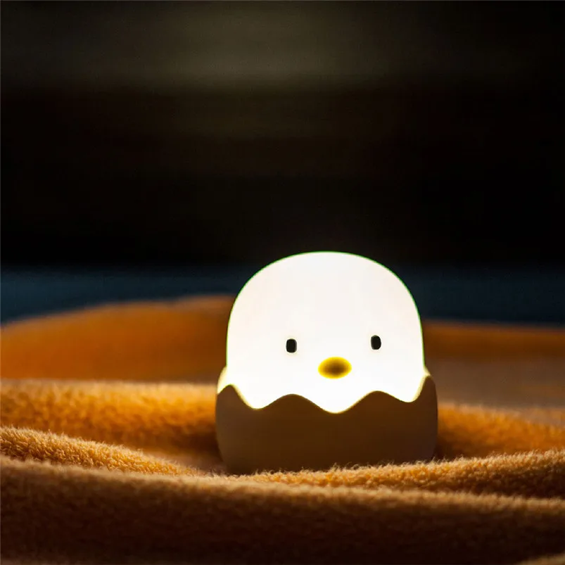 USB Led Garland Light Eggshell Chicken Led Night Light Tumbler Cartoon Bedside Sleepping Nightlight Home Decor Lamparas 40JY3005