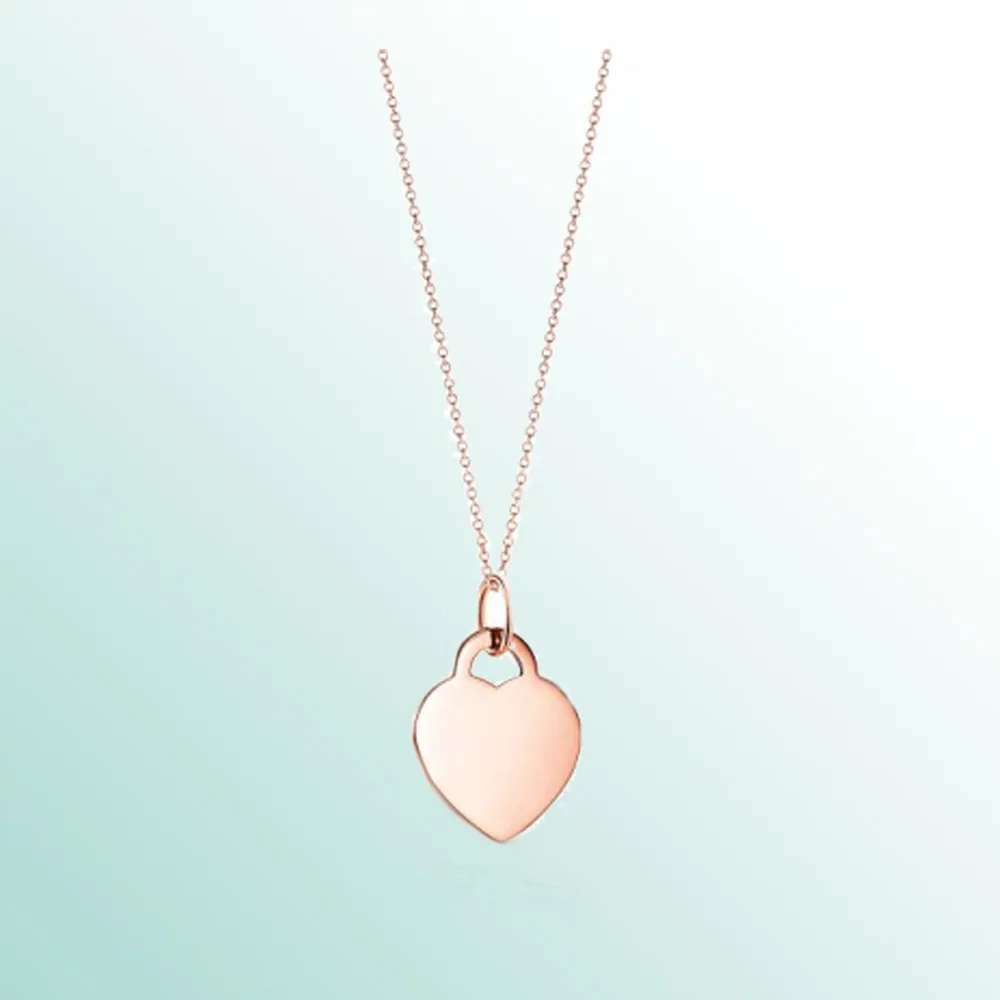 

Wintion tiff Love A round pendant necklace Original 100% 925 Sterling Silver Women Free Shipping Jewelry High-end Quality Gift
