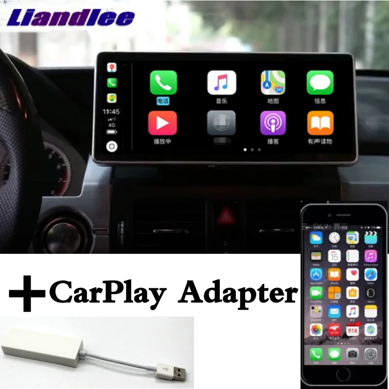 Clearance Liandlee Car Multimedia Player NAVI 4G RAM CarPlay For Mercedes Benz MB GLK Class X204 2008~2012 Car Radio Stereo GPS Navigation 0