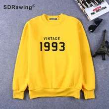 VINTAGE 1993 Letters Print Women Sweatshirts Cotton Casual Funny Sweatshirts For Lady Top Sweatshirts Hipster Drop Ship VINTAGE 1993 Letters Print Women Sweatshirts Cotton Casual Funny Sweatshirts For Lady Top Sweatshirts Hipster Drop Ship