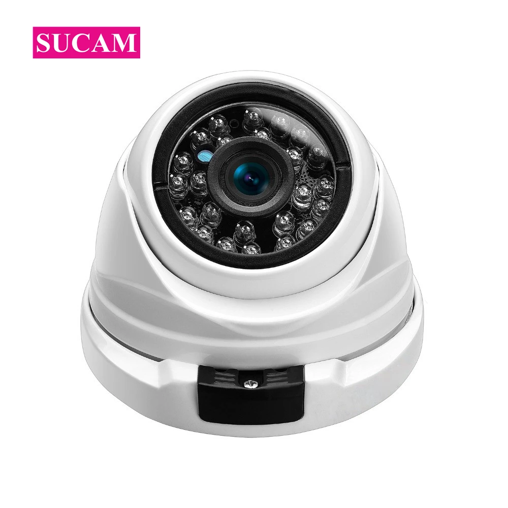 

SUCAM 1200TVL Analog Surveillance CCTV Camera 1080P AHD Vandalproof 24 Led Light 2MP Infrared Security Cameras with IR Cut