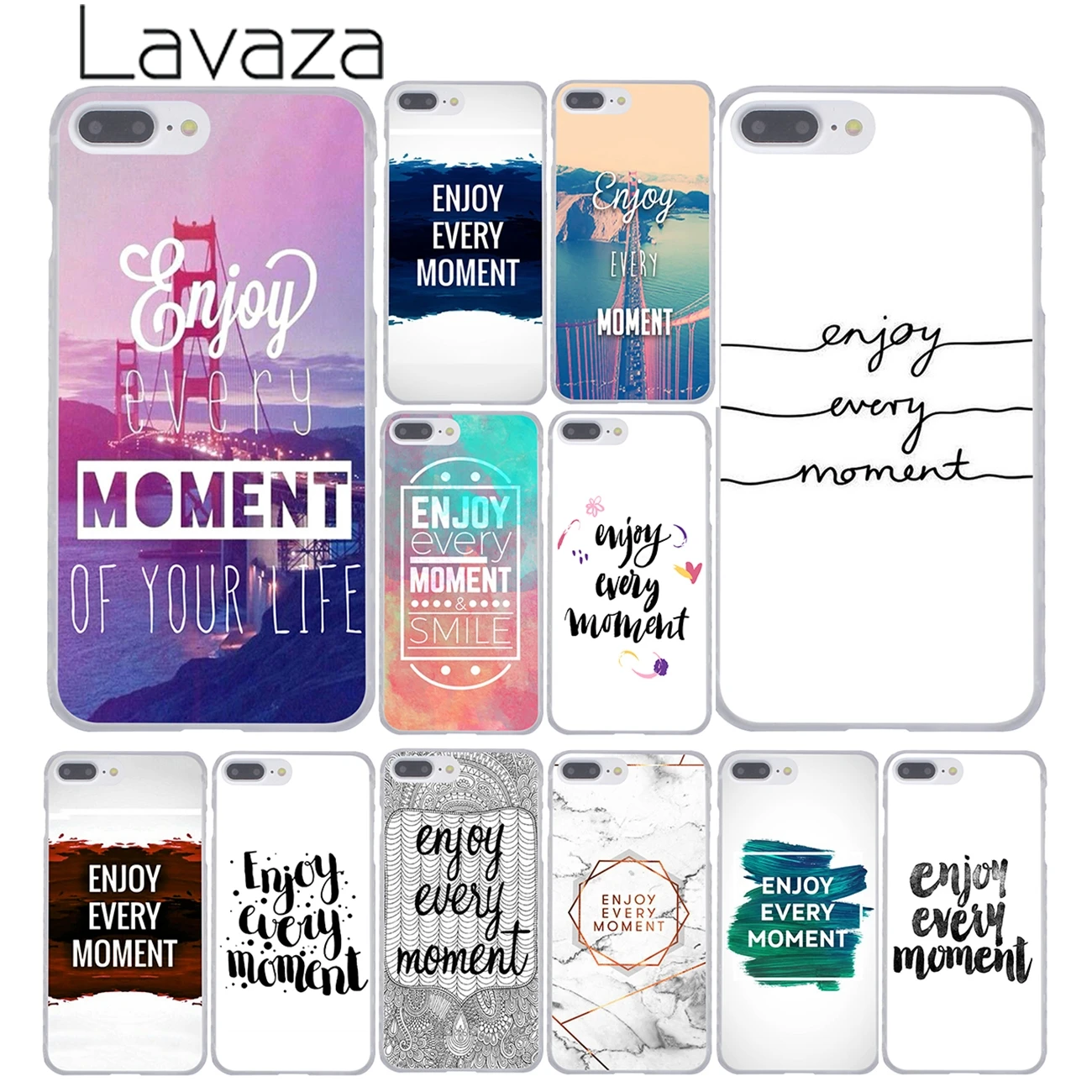Твердый чехол для телефона Lavaza Enjoy each Momen sayings San francipo iPhone XR XS X 11 Pro Max 10 7 8 6 6S 5 5S 4