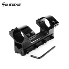 Сплав металла Тактический 25,4 мм двойной прицел кольца более высокое крепление кольцо ласточкин хвост 11 мм Weaver Rail пистолетный страйкбол адаптер