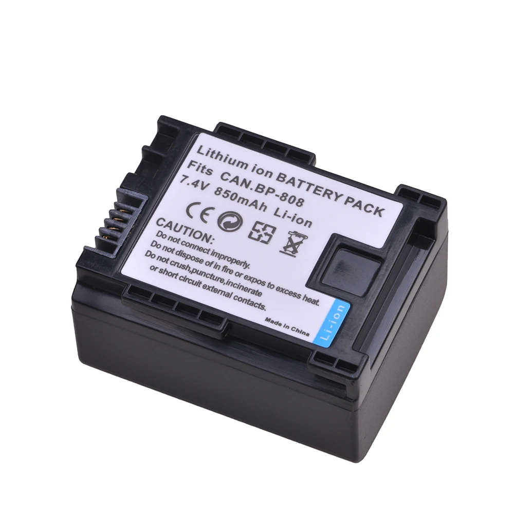 Tectra 1 Pz Bp-808 Bp808 Bp 808 Batteria Per Canon Hg31 Xa10 Hf20 Hf10 Hf100 Hf100E Hg20 Hg21 Hfs200 Hfs21 Hf20 Batteria
