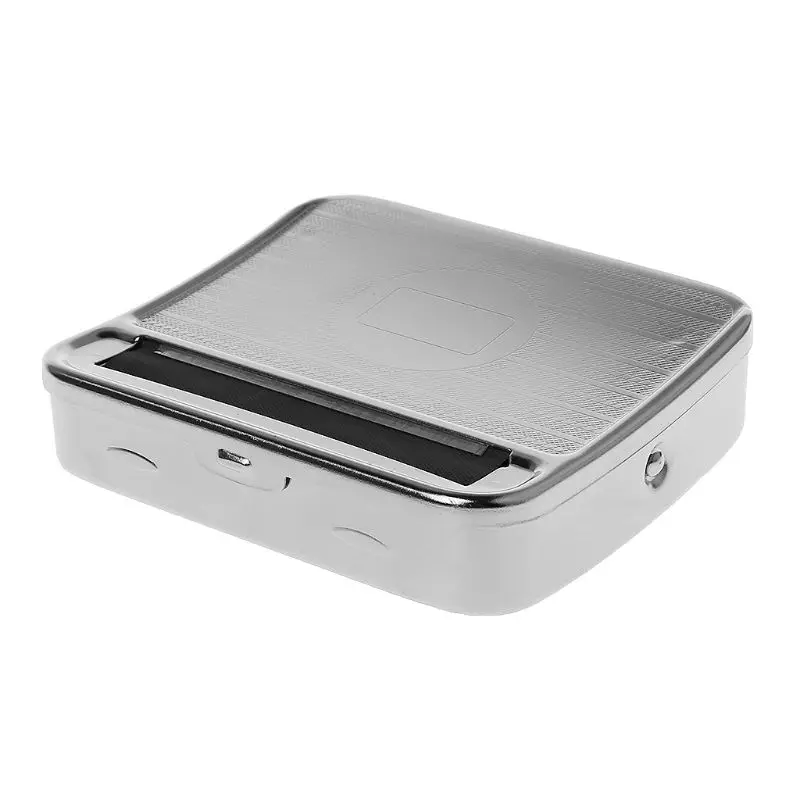 

Automatic Cigarette Storage Holder Tobacco Smoking Smoke Roller Rolling Machine Box Case Tin High Class