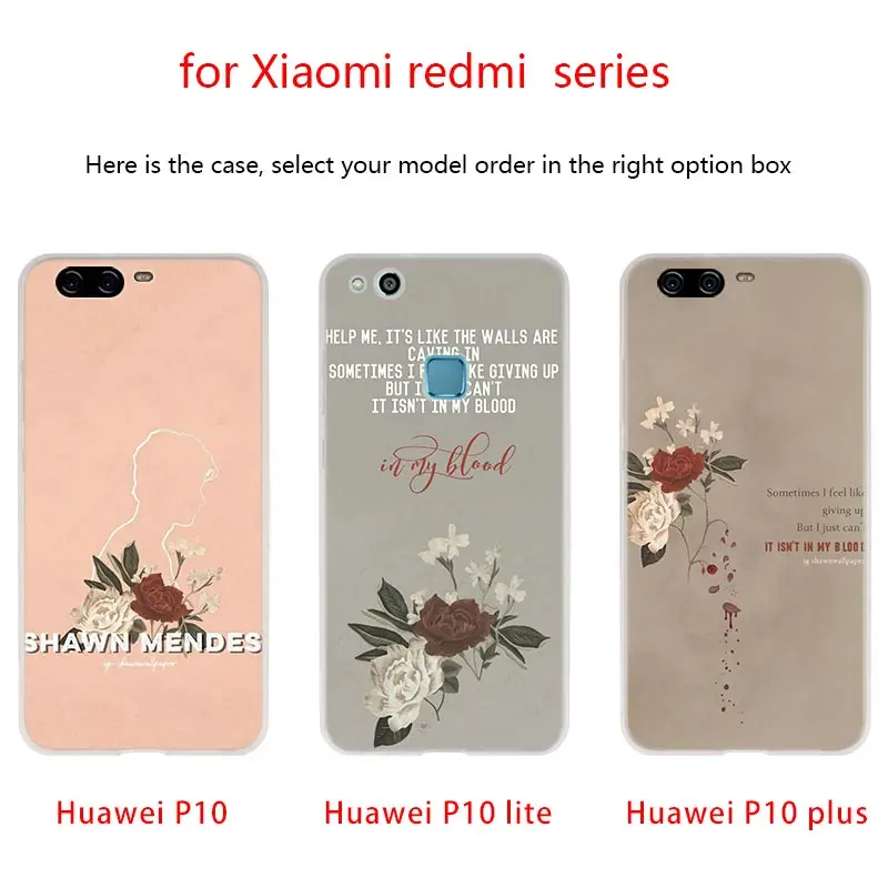 Мягкие чехлы для Huawei P40 P30 P20 Pro P10 Lite E Plus P Smart Z 2020 2019 Shawn Mendes 98|Бамперы| |