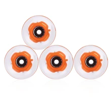 Free Shipping Sports 4pcsTransparent LED Light Skateboard Wheels Riding Durable Longboard Skateboard Wheel 60 x 45mm