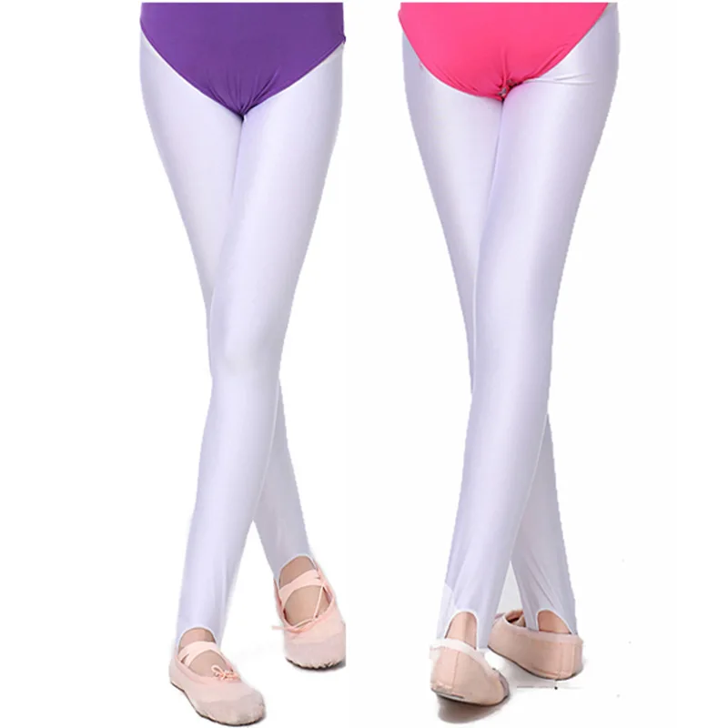 Pantaloni lucidi per ragazze Leggings bianchi/neri per ragazza che balla  Leggins per bambini pantaloni per bambini calze per adolescenti 1 12  anni|Pants| - AliExpress