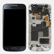 High Quality New LCD Touch Screen Digitizer Assembly with frame for Samsung Galaxy S4 Mini I9190 i9192 I9195 free shipping
