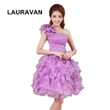 Халат de soiree с одним плечом лавандового, желтого, ярко-розового, красного цвета, праздничные платья для встречи выпускников, платья для подростков средней школы