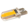 Amber 4pcs T10 194 168 W5W COB LED Car Canbus Silicone Width Side Marker License Plate Turn Clearance Lights Signal Lamp Bulb ► Photo 3/6