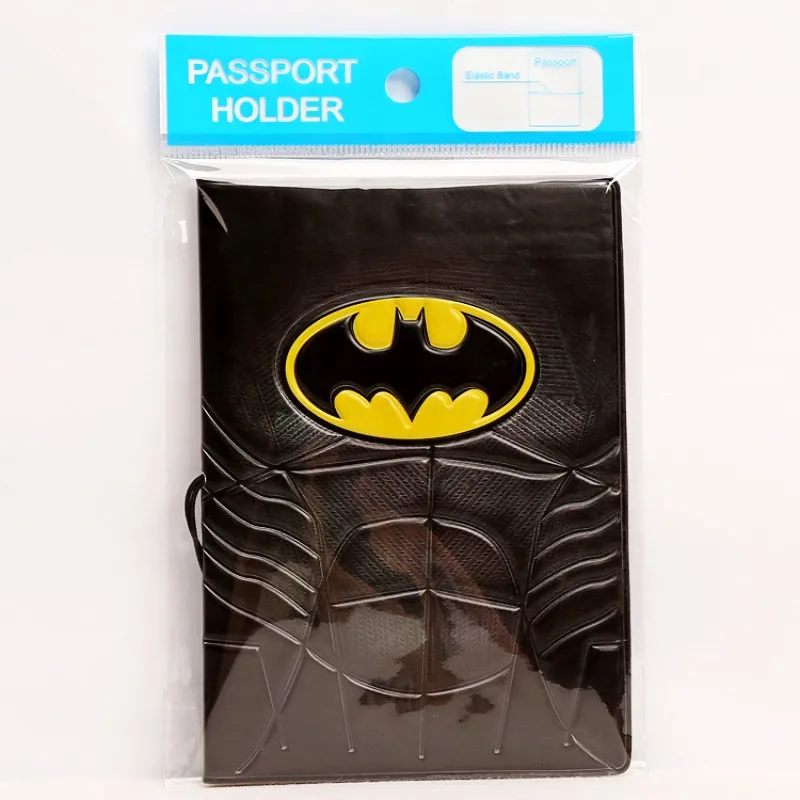 Супергерой Marvel, Бэтмен, Бэтмен, многофункциональная доска для путешествий, ПВХ, трехмерная защита для паспорта от напряжения